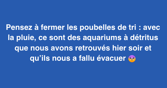 La propreté des terrains : un travail collectif…